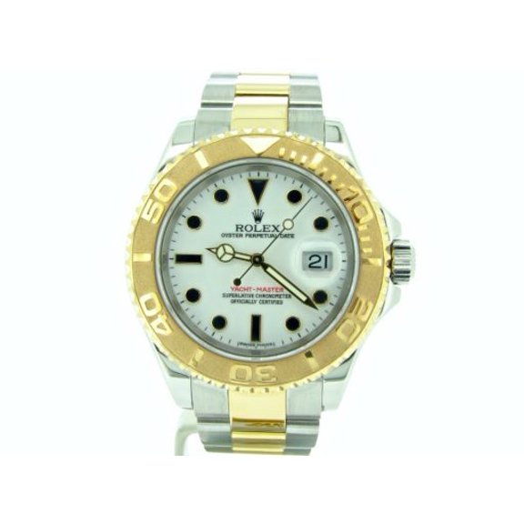 Pre-Owned Pre Owned Mens Rolex 18K Two-Tone Yacht-Master White 16623