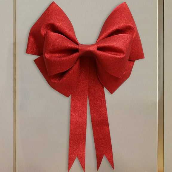 HAKIDZEL Large Red Bow Tie for Wedding Party Decoration 1Pcs 14.2x11.8x1.6in EVA Non-woven Fabric Classic Elegant Style