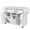 Grey, variant on Geetinfly Mobile Kitchen Island On Wheels With Trash Can Storage, Kitchen Island Cart, Rolling Kitchen Island Table With Drop Leaf, Storage Cabinet, Drawer, Spice Rack, Towel Rack