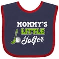 thumbnail image 3 of Inktastic Mommy's Little Golfer with Golf Club and Ball Boys or Girls Baby Bib, 3 of 4