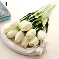 thumbnail image 2 of SPRING PARK Artificial Bouquet Real Touch Flowers Tulip Artificial Flower For Home Wedding, 2 of 7