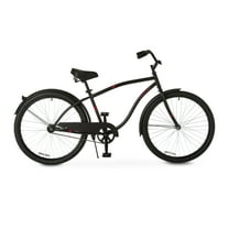 Concord 26" Pacifica Cruiser Bicycle, Fits Riders 5'2" - 5'10" , Adult, Unisex, Matte Black