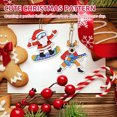 thumbnail image 3 of llavero DIY 5D Kit de pintura de diamante Llavero Santa Bolsa de árbol de Navidad Accesorio Hecho a mano Decoración de Navidad Regalo de Navidad para Navidad Año Nuevo 15PCS Irfora llavero, 3 of 7