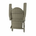 thumbnail image 6 of WestinTrends Tuscany HIPS Outdoor Patio Folding Adirondack Chair, Weathered Gray, 6 of 11