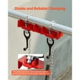 thumbnail image 5 of KFFKFF Pipe Welding Vise, Adjustable 1/2" to 8" Clamp with Dual Chains & Crank Handles, Durable Cast Iron Tool for Various Pipe Applications, 5 of 9