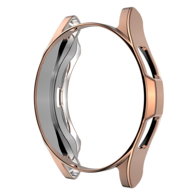 Estuche para samsung Galaxy watch 4/5 40mm 44mm/ 4 classic 46mm 42mm TPU plateado protector de pantalla completo cubierta parachoques Accesorios Tan Jianjun unisex