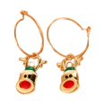 thumbnail image 4 of Heliisoer Christmas Series Jewelry Alloy Plating Colorful Elegant Fashion Earring Set, 4 of 7