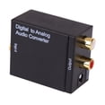 thumbnail image 3 of Adaptador convertidor Toslink coaxial coaxial óptico digital a RCA analógico L/R, 3 of 6