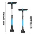 thumbnail image 2 of Rvkxad Car Snow Brush, Heavy Duty ABS Plastic Ice Scraper Snow Broom, Telescopic 55-70cm Foam Grip Winter Snow Shovel for Vehicle Windshield and Body, 2 of 2