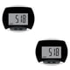 thumbnail image 3 of Soidarity LCD digital podómetro contador de pasos con clip de cinturón multifuncional distancia caminar jogging reloj regalo negro Negro 2piezas, 3 of 6