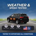 thumbnail image 4 of I May Brake For Tacos Car Magnet Sign by DC | Flexible Car Magnetic Sheets with Adhesive Backing | 10"x20" Bumper Magnet Sticker for Vehicles, Trucks & Business Advertising Signs 2 PC | USA Made, 4 of 7