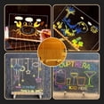 thumbnail image 7 of Acrylic Dry Erase Board with Light,  LED Note Board with Colors Light Up Dry Erase Board with Adjustable Stand and 7 Colors Pen, LED Illuminated Drawing Board for Office School Home, 7 of 7