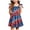 A1-Blue, variant on 4th of July Kids Outfit Toddler Girls Dresses Baby Independence Day Dress Children Girls' American Flag Print Clothes 1T 2T 3T 4T 5T 6T (Sizes 5-6 Years,Navy)