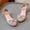 Pink, variant on Viluyesy Girls' Fashion Half Sandals with Low Heel Princess-Style Dress Sandals for Kids Silver Size 9