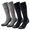 Black Striped+grey Striped-Small-Medium, variant on Alpaca Socks For Men & Women 15-20 Flying