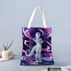 thumbnail image 2 of Frieza Bolso de tela con estampado de lienzo para mujer, bolsa de compras reutilizable y estética, con cremallera interior, regalo para mujer,40*40cm., 2 of 6