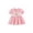 Pink, variant on Toddler Summer Dresses for Girls Puff Sleeve Cute Embroidery Girls Casual Dresses Kids 2-3 Years