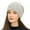 Grey, variant on Women's Pearl Beaded Cable Knit Beanie, Chunky Winter Hat with Thermal Insulation for Skiing, Snowboarding and Cold Weather Activities, Stretchable Fashion Cap