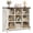 White, variant on Farmhouse 9-Cube Storage Organizer for Living Room, White | Home Organization Lovers, Wood & Metal, Holds 584 Lbs, Anti-Tip & Stabilizers