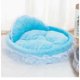 thumbnail image 1 of Cama de princesa con lazo de encaje para mascotas con forma de perrera creativa Cama de princesa ovalada para perros, 1 of 2
