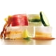 thumbnail image 5 of Paquete de 2 bandejas de cubitos de hielo de silicona con tapas, juego de moldes de cubitos de hielo de fácil liberación para whisky, molde de pastel de silicona para alimentos para bebés, 5 of 5