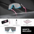 thumbnail image 3 of Oakley OO9280 BXTR Rectangle Shaped Non-Polarized Sunglasses for Men & Women - Includes Official Eyewear Kit - Matte Black Frame with Prizm Black Lens, 3 of 6