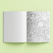 Hinkler Mindwaves Calming Coloring Enchanted Garden for Adults and Teens, 72 Pages