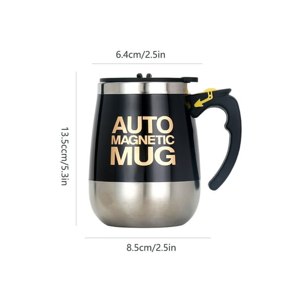 400ML Automatic Self Stirring Mug Stainless Steel Rechargeable Milk Tea Mixing Cup Mixer Thermal