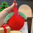 thumbnail image 4 of PRETXORVE Christmas Decor, Christmas Tree Decorations, Fake Miniature Persimmon Car Keychain Pendant Spherical School Packaging Decoration Gift Christmas, 4 of 6