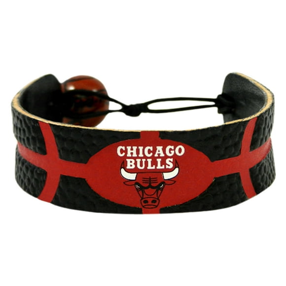 Chicago Bulls Bracelet de Basket-Ball Couleur Équipe NBA CHI Cuir