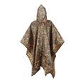 thumbnail image 1 of Imperméable Portable 3 en 1 Randonnée Camping Poncho Pêche Voyage Couverture de Pluie pour Activité Extérieure Camouflage Vert, 1 of 6