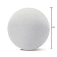 thumbnail image 2 of Floracraft Foam Ball, White 6", 2 of 2