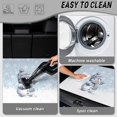 thumbnail image 5 of Qpednta Dustproof Cute Snowman Trunk Mat 29"x39" Cargo Liner for SUV, Durable Polyester Carpet Non-Slip Easy Clean Sand Mud Resistant Rear Cargo Protector Car Accessories Fits Sedan Truck, 5 of 7