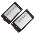 thumbnail image 2 of 1set Humbucker Pickup Chrome for Gibson Les Paul Replacement, 2 of 4