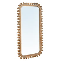 Creative Co-Op Firwood Boho-Southwestern Rectangular Wall Mirror, Natural