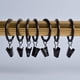 thumbnail image 2 of Paquete de 30 clips para cortinasClips para cortinas con anillos de 35 mm de diámetro para usos múltiples - Negro, 2 of 7
