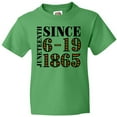 thumbnail image 3 of Inktastic Juneteenth Since 6-19-1865 Youth T-Shirt, 3 of 5