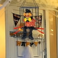 thumbnail image 6 of Clearance Sale! Lssam Statues For Home Decor Scary Halloween Decoration Outdoor Decor With Motion Sensor Hanging Prisoner Cage Light Up Eyes Talking Spirit Halloween Animatronic Home Decor, 6 of 7