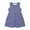 Blue, variant on LYMAYTER Kids Girls Cotton Dress Toddler Sleeveless Stripes Dress Summer Baby Crewneck Sundress for 2-8 Years