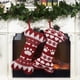 thumbnail image 2 of Calcetín de Navidad yeacher 1 Uds 18'' grande de hueso Rojo y Blanco, 2 of 8
