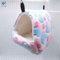 thumbnail image 3 of Deago Hamster Hammocks Rat House Bed Hut Shed Guinea Pig Cage Bedding for Bird Squirrel Hedgehog Chinchilla Nest Tent (Pink, M), 3 of 9
