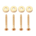 thumbnail image 1 of LOLIPPYY 4Pcs Convenient Golden Guitar Neck Joint Screw Set for Electric Guitar Bass Assembly, 1 of 8