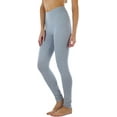 thumbnail image 6 of ToBeInStyle Women's Medium Weight Classic Breathable Cotton Legging - Heather Grey - Small, 6 of 7