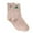 Khaki, variant on Women's Novelty Dinosaur Print Crew Socks Fun Casual Mid Length Socks