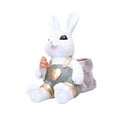 thumbnail image 3 of Figura de conejo de Pascua, adorno de escritorio, linda estatua de conejo de resina, regalo de Pascua para Blanco, 3 of 9