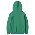 thumbnail image 5 of Men's Fleece Hoodie Stylish Long Sleeve Drawstring Hooded Sweatshirt Fall Winter Thermal Casual Pullover With Pocket Green 3XL, 5 of 8
