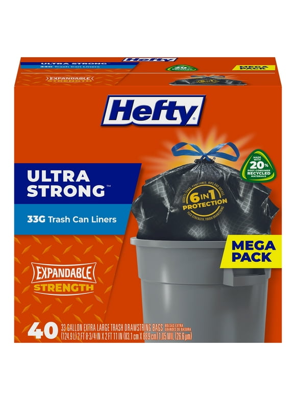 Hefty Trash Bags in Trash Bags