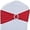 Red, variant on Spandex Chair Sashes Bows 30PCS Premium Stretch Chair Cover Band with Buckle Slider Universal Elastic Chair Ties for Wedding Party Ceremony Reception Banquet Decoration (Metallic Silver)