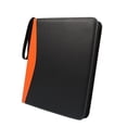 thumbnail image 2 of HILABEE 9 Pocket Waterproof Trading Card Binder Baseball Card Collection Binder with 360 orange, 2 of 9