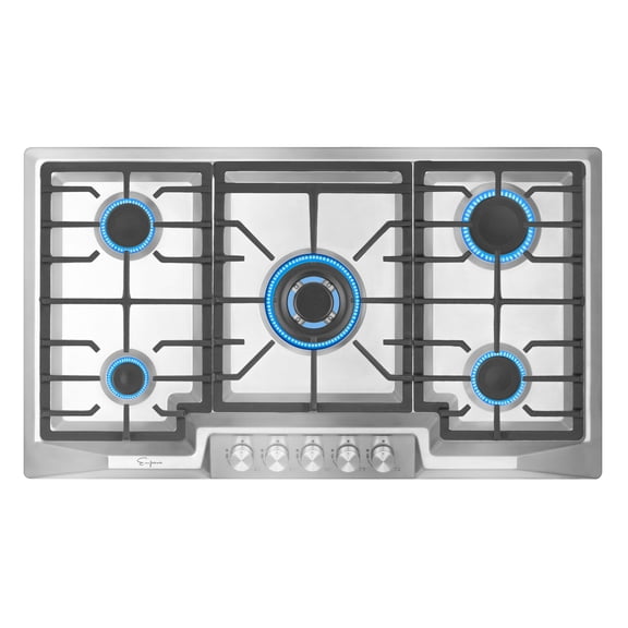 Empava 36" Stainless Steel 5 Italy Sabaf Burners Stove Top Gas Cooktop EMPV-36GC881